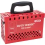 CAJA BLOQUEO GRUPAL ACERO B835 ROJA Candados y bloqueo