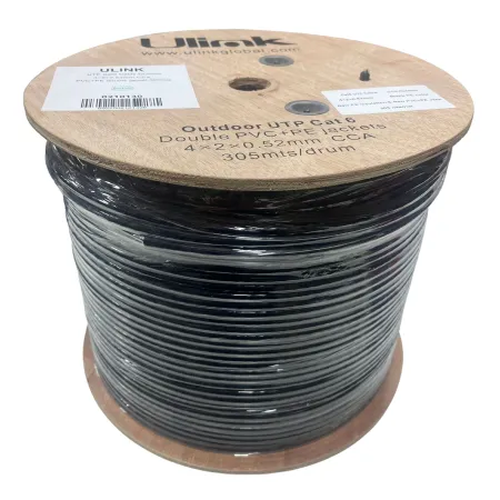 Cable UTP Exterior Cat6 Aleación 23 AWG Rollo 305 Metros TRIPLEE