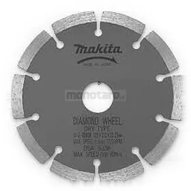 Disco Diamantado 12 X 25, 4 y BUJE 20 Mm. - DPC7311 Makita Accesorios de herramienta