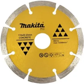 Disco Diamantado 115mm*22.23MM ONDA / SECO / CONCRETO Makita Accesorios de herramienta