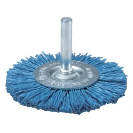 CEPILLO DE NYLON tipo RUEDA (FINO) 75MMx6MM Accesorios de herramienta