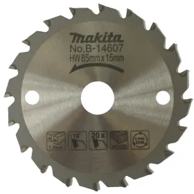 Sierra DISCO SIERRA T.C.T. 85X15X20T MADERA HS300 Makita Accesorios de herramienta