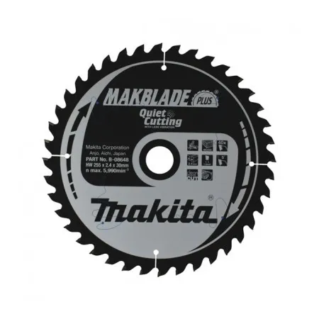 Sierra SABLE T.C.T. 260X30X60T Makita Accesorios de herramienta
