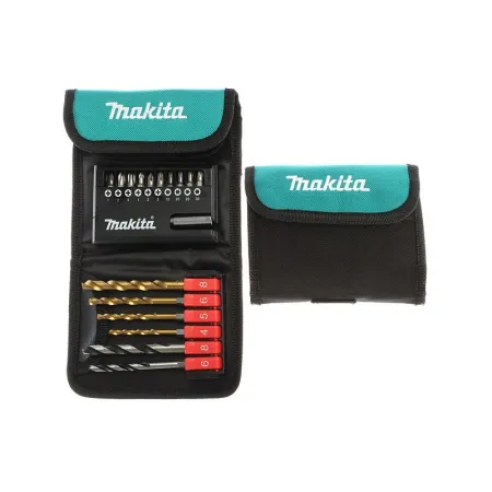 SET de PUNTAS de Atornillar y Perforacion en BOLSA de CINTURA (17 PCS.) Makita Accesorios de herramienta