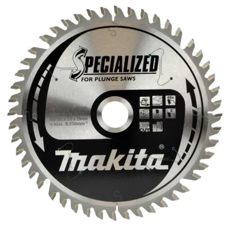 DISCO DE SIERRA PARA SP600D 165mm x 20mm x 48T CORIAN (Materiales Duros) Accesorios de herramienta