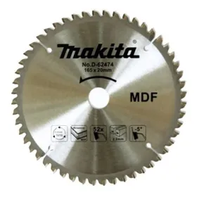 DISCO DE SIERRA PARA ALUMINIO SOLDADURA LASER 165mm x 20mm x 60T Accesorios de herramienta