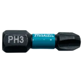 PUNTA IMPACT BLACK PH3-25mm 2PZS Makita Accesorios de herramienta