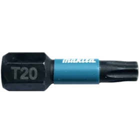 PUNTA IMPACT BLACK T20-25MM 2PZS Makita Accesorios de herramienta