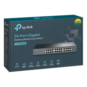 Switch de Escritorio y Rack TP-Link TL-SG1024D 24 Puertos Gigabit
