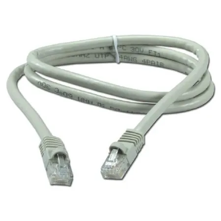 Patch Cord Categoría 6 UTP RJ45 1 Metro Gris Telecomunicaciones