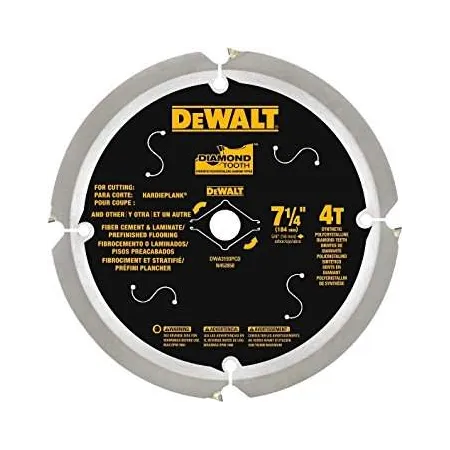 Disco Sierra Disco de corte fibrocemento 7 1/4 Dewalt Disco para sierra