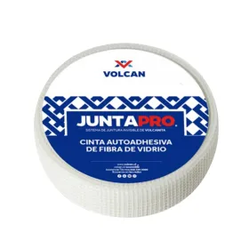 Cinta Huincha de Fibra Volcanita JuntaPro Rollo 45 m Volcán