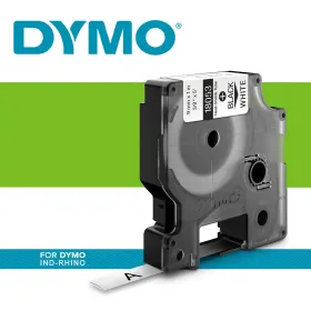 Cinta Termocontraíble DYMO Rhino 18053 9 mm Negro sobre Blanco Cintas Rotuladoras
