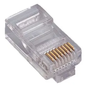 Conector RJ45 CAT6 para Cable UTP – Bolsa de 100 Unidades Conectores