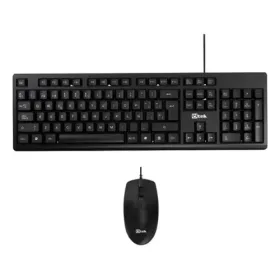 Kit Teclado y Mouse Alámbrico USB UTEK UT-KTD320 Computacion