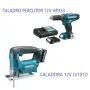 Combo HP333DZ + JV101DZ / 2 Batería Li-ion 1.5Ah + Cargador DC10WD + Acc Makita CLX230 kit de herramientas - kit y accesorios