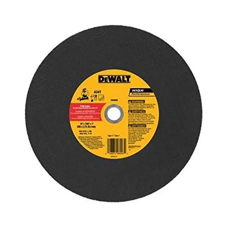 Disco Corte Metal DeWalt 14" para Tronzadora DW8003-Z Accesorios de herramienta