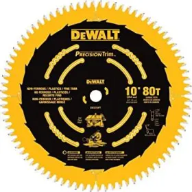 Disco de Sierra DeWalt 10" 80 Dientes Corte Fino DW3219PT Accesorios de herramienta