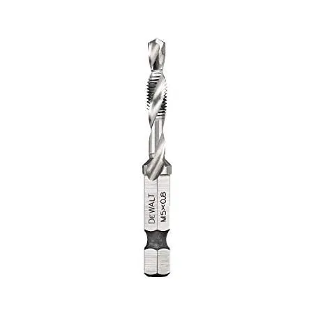 Macho Punta Broca DeWalt Impact Ready M5 x 0,8 mm DWADTQTR5MM8 Accesorios de herramienta