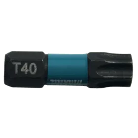 PUNTA IMPACT BLACK T40-25mm 2PZS Makita Accesorios de herramienta