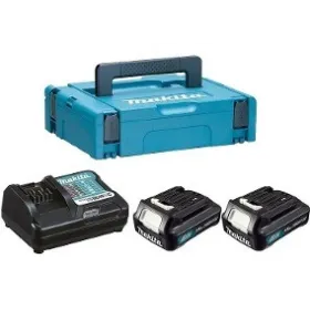 Batería/Cargador KIT FUENTE Alimentacion CARGADOR DC10WD + BATERIA BL1016 X 2un + MAKPAC Makita Accesorios de herramienta