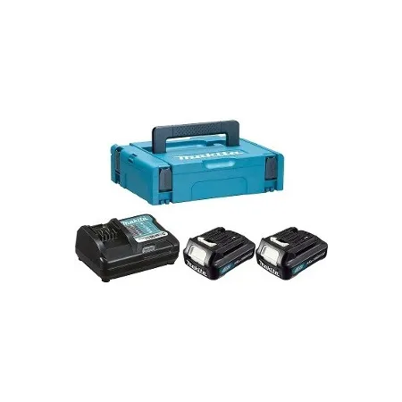 Batería/Cargador KIT FUENTE Alimentacion CARGADOR DC10WD + BATERIA BL1016 X 2un + MAKPAC Makita Accesorios de herramienta