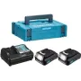 Batería/Cargador KIT FUENTE Alimentacion CARGADOR DC10WD + BATERIA BL1016 X 2un + MAKPAC Makita Accesorios de herramienta