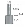 FRESA 1X 1.1/4 RECTA 2 FILO TOMA 1/2 Accesorios fresadoras