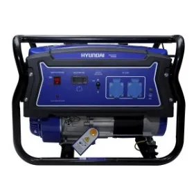 Generador Hyundai Gasolina 2,5/2,8 Kw/Kva Partida manual monofásico Abierto Generadores Electricos