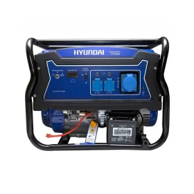 Generador Hyundai Gasolina 6/6,5 Kw/Kva P.eléctrica monofásico Abierto c/ruedas Generadores Electricos