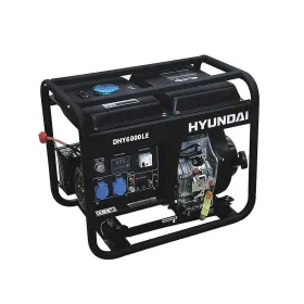 Generador Hyundai Diesel 5/5,5 Kw/Kva Partida eléctrica monofásico Abierto Generadores Electricos