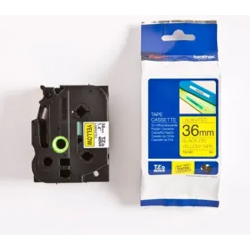 CINTA STD NEGRO SOBRE AMARILLO 36MM Cintas Rotuladoras