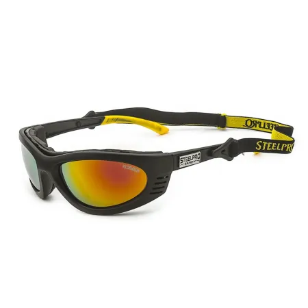Lente Antiparra Turbine GT Gris Marco Negro con Revo Rojo Lentes y antiparras