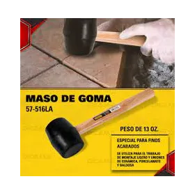 MAZO DE GOMA 13oz. Martillo carpintero