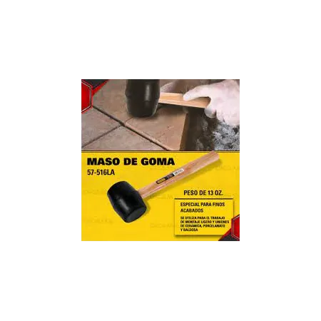MAZO DE GOMA 13oz. Martillo carpintero