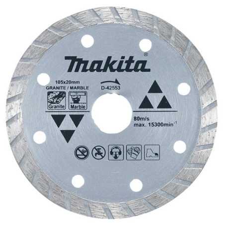 Disco Diamantado 105mm x 20mm Makita D-42553